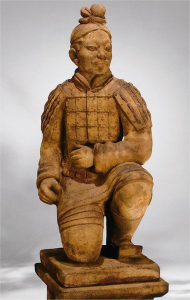 Statue Kneeling Archer Replica Terracotta Warriors of China
